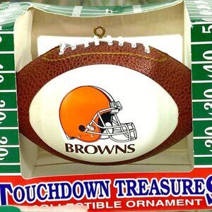 Cleveland Browns Vintage Late '90s NFL Christmas NOS Ornament